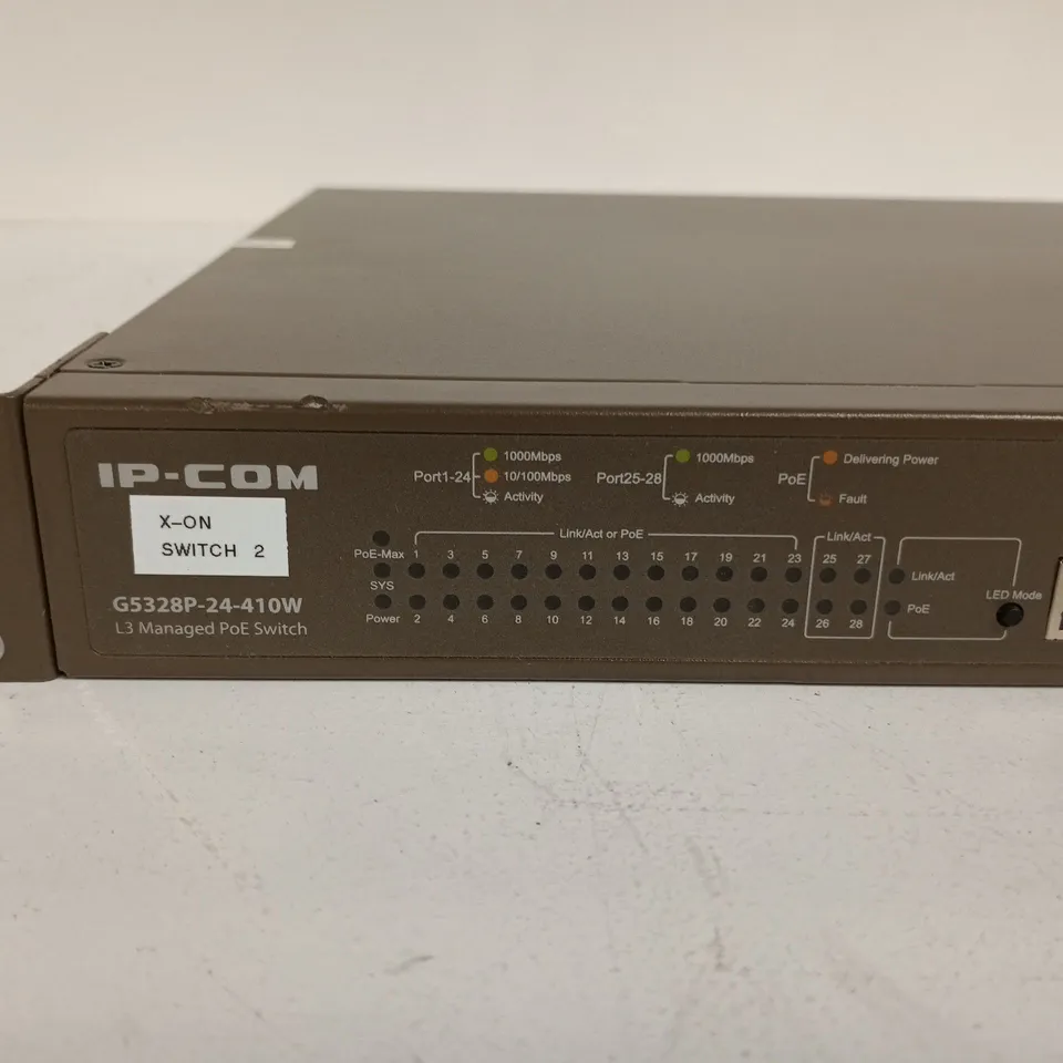 UNBOXED IP-COM L3 MANAGED POE SWITCH - G5328P-24-410W