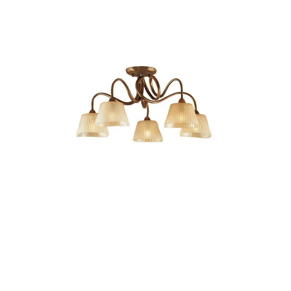 BOXED KLASSEN 5 LIGHT SHADED CHANDELIER 