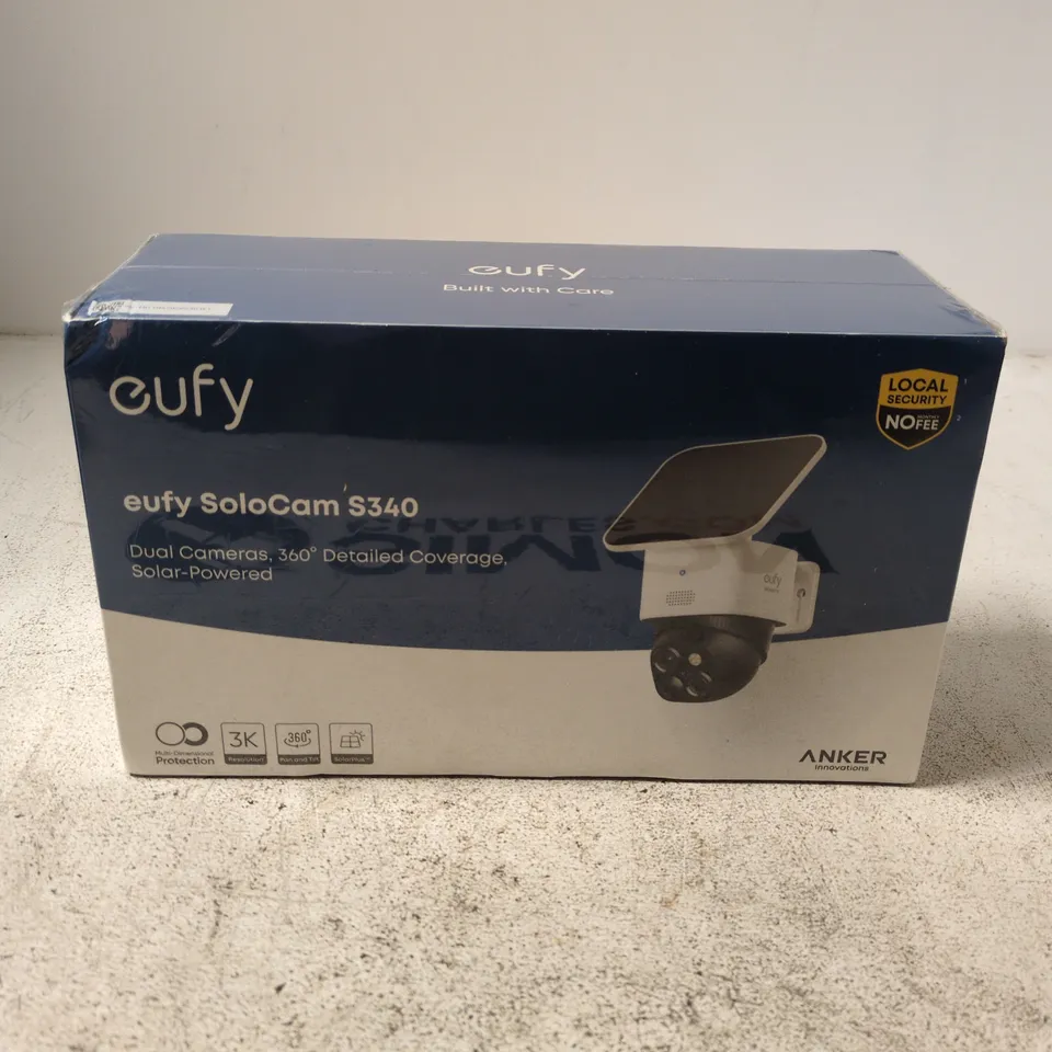 BOXED AND SEALED EUFY SOLOCAM S340