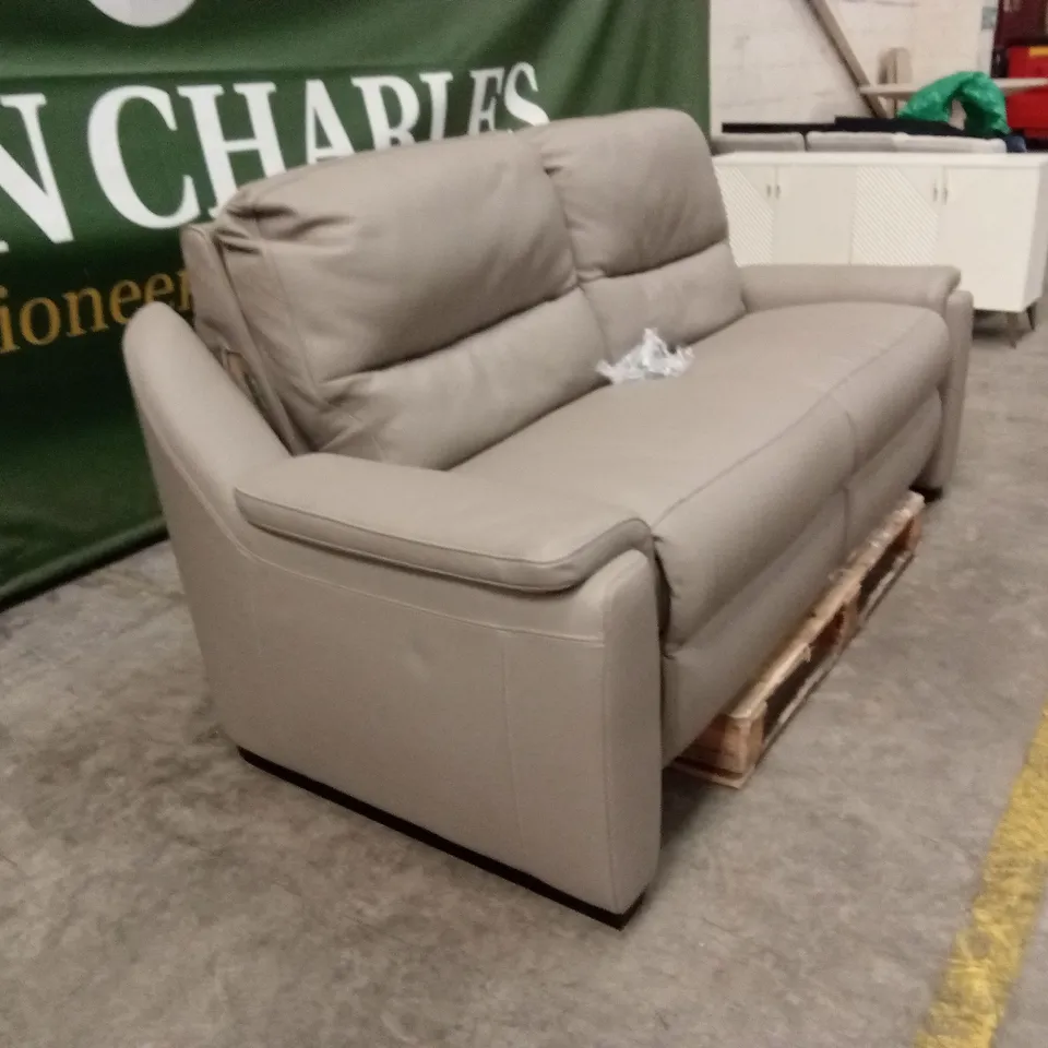 QUALITY DESIGNER ITALIAN MADE AVOLA 3 SEATER LEATHER SOFA