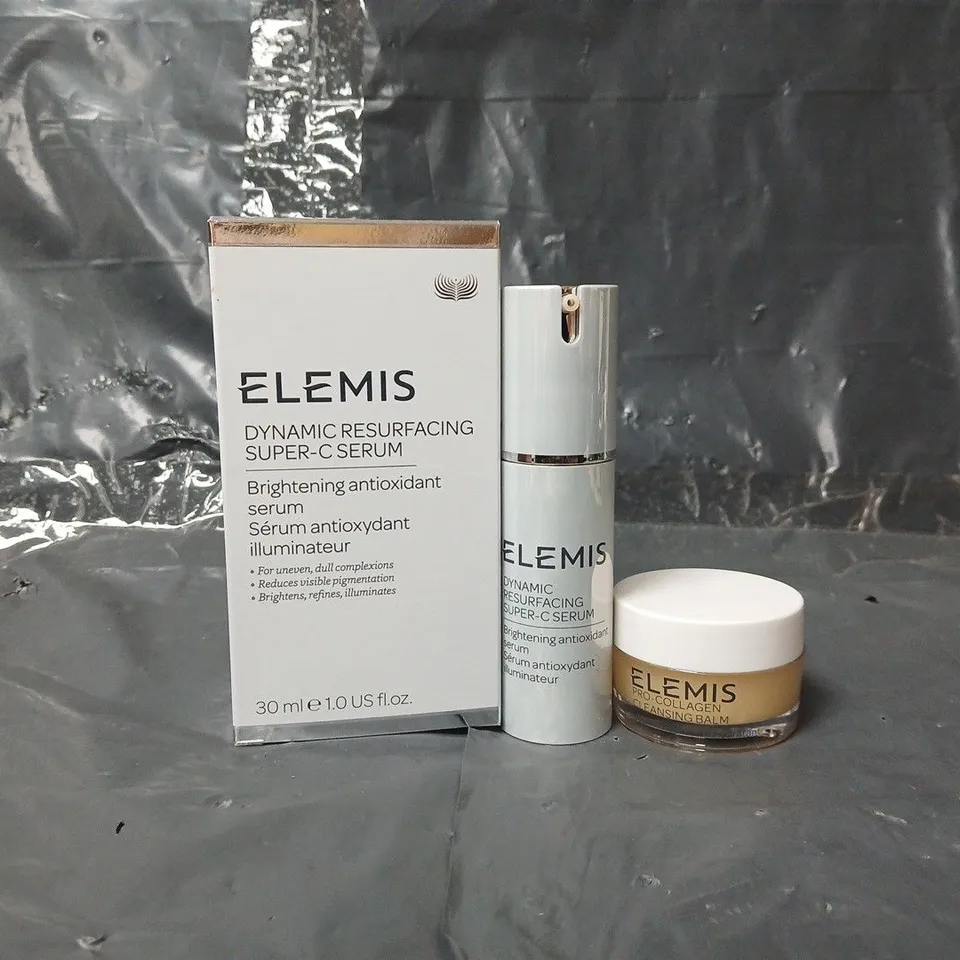 ELEMIS 2 PIECE DYNAMIC RESURFACING SUPER C SERUM & CLEANSING BALM SET