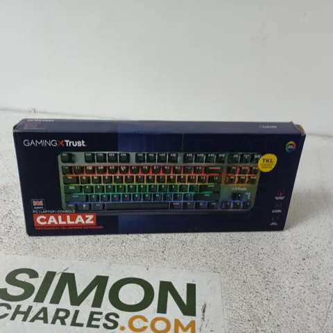 TRUST CALLAZ MECHANICAL TKL GAMING KEYBOARD – BOXED