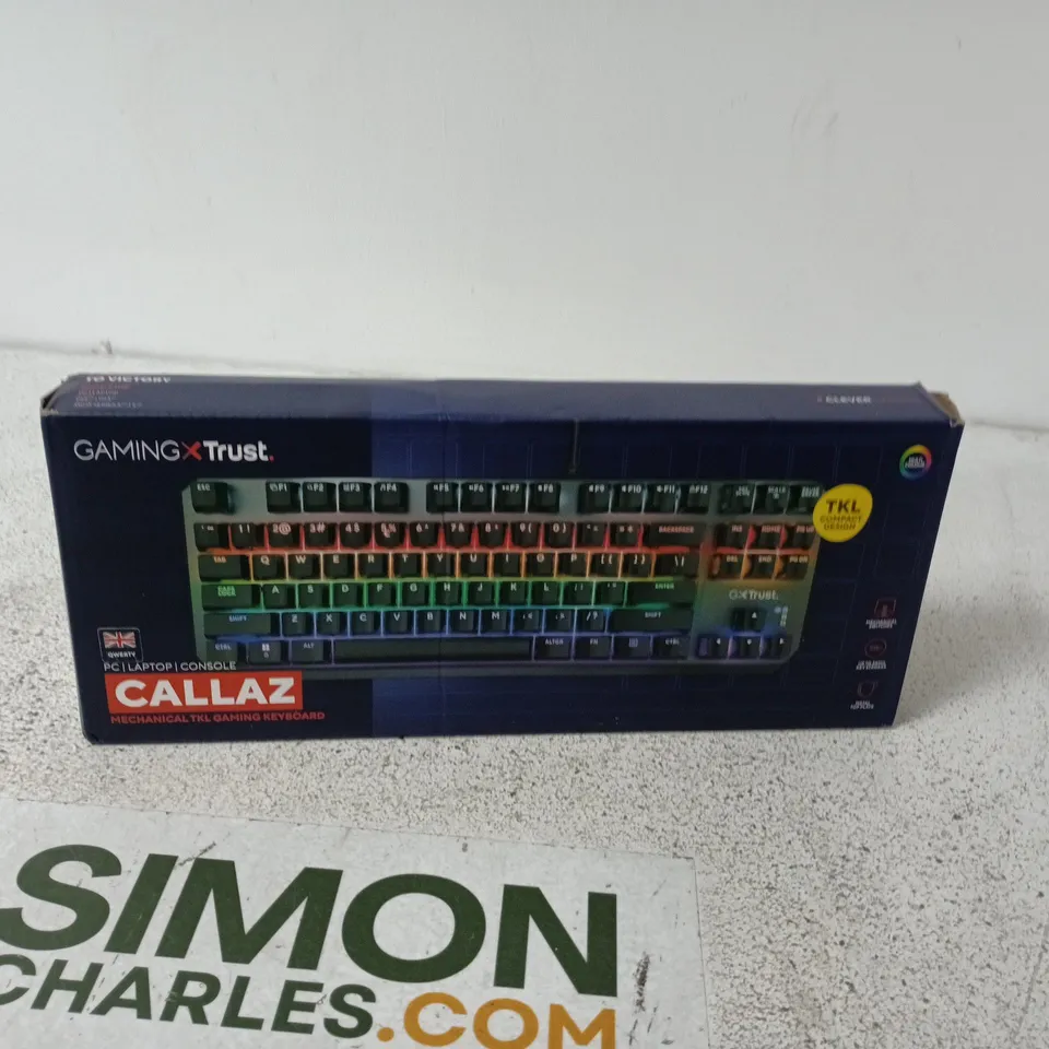 TRUST CALLAZ MECHANICAL TKL GAMING KEYBOARD – BOXED
