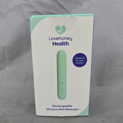 LOVEHONEY HEALTH RECHARGEABLE SILICONE MINI MASSAGER