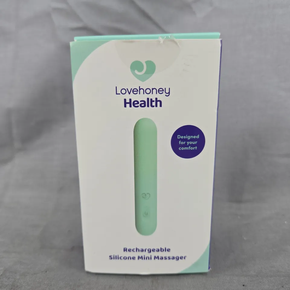 LOVEHONEY HEALTH RECHARGEABLE SILICONE MINI MASSAGER