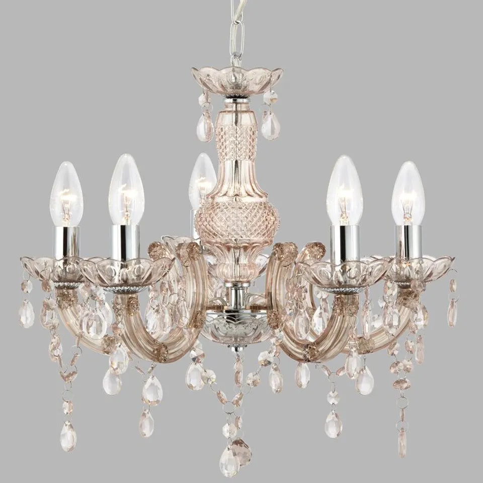 KELLY 5 LIGHT CANDLE STYLE CHANDELIER 