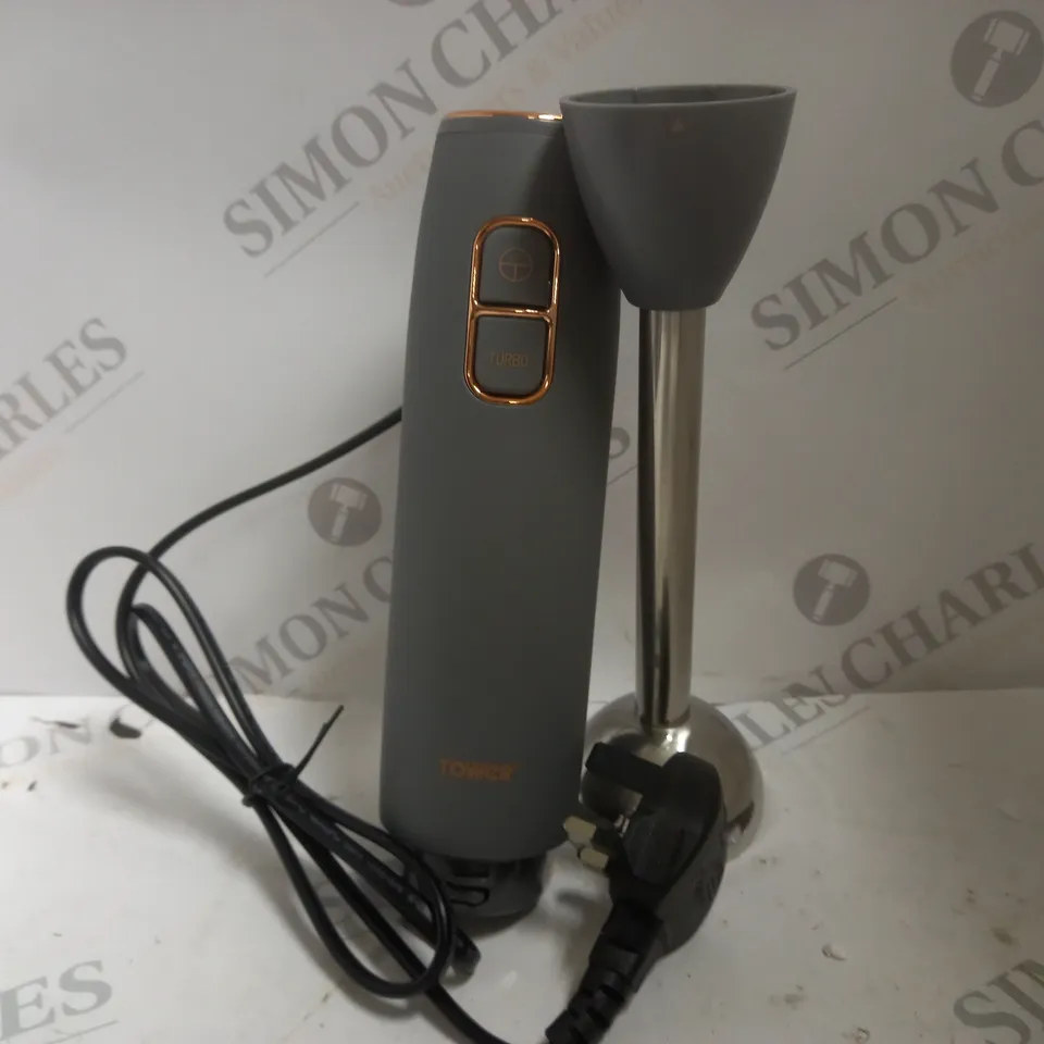 BOXED TOWER CAVALETTO GREY HAND BLENDER - ROSE GOLD EDITION