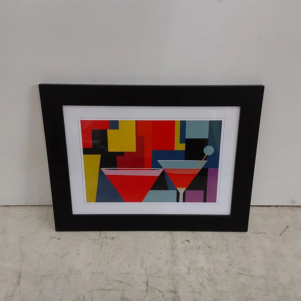 RETRO COCKTAIL VOL.4  FRAMED PICTURE 