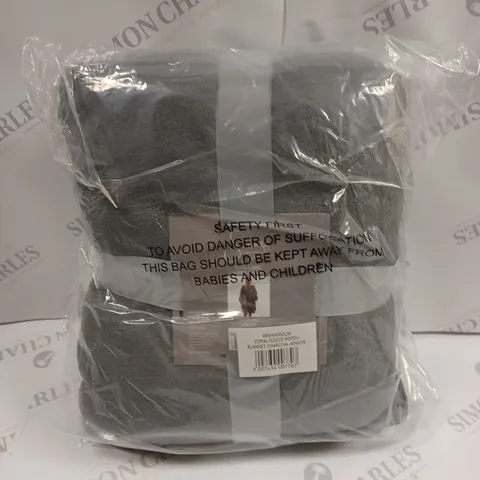SIENNA HOME COLLECTION CHARCOAL FLEECE HOODIE