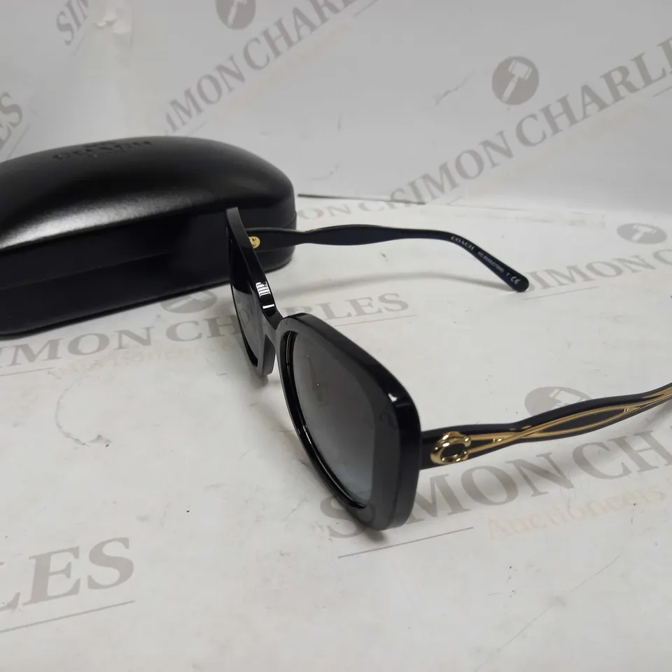 COACH BLACK SQUARE SUNGLASSES RRP £142