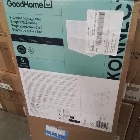 BOXED GOODHOME 2X2 CUBE STORAGE UNIT 