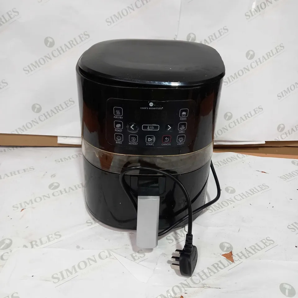 COOK'S ESSENTIALS 4.0L AIR FRYER - BLACK