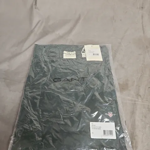 GANT REG SHIELD SS T-SHIRT – 4XL – TARTAN GREEN (374)