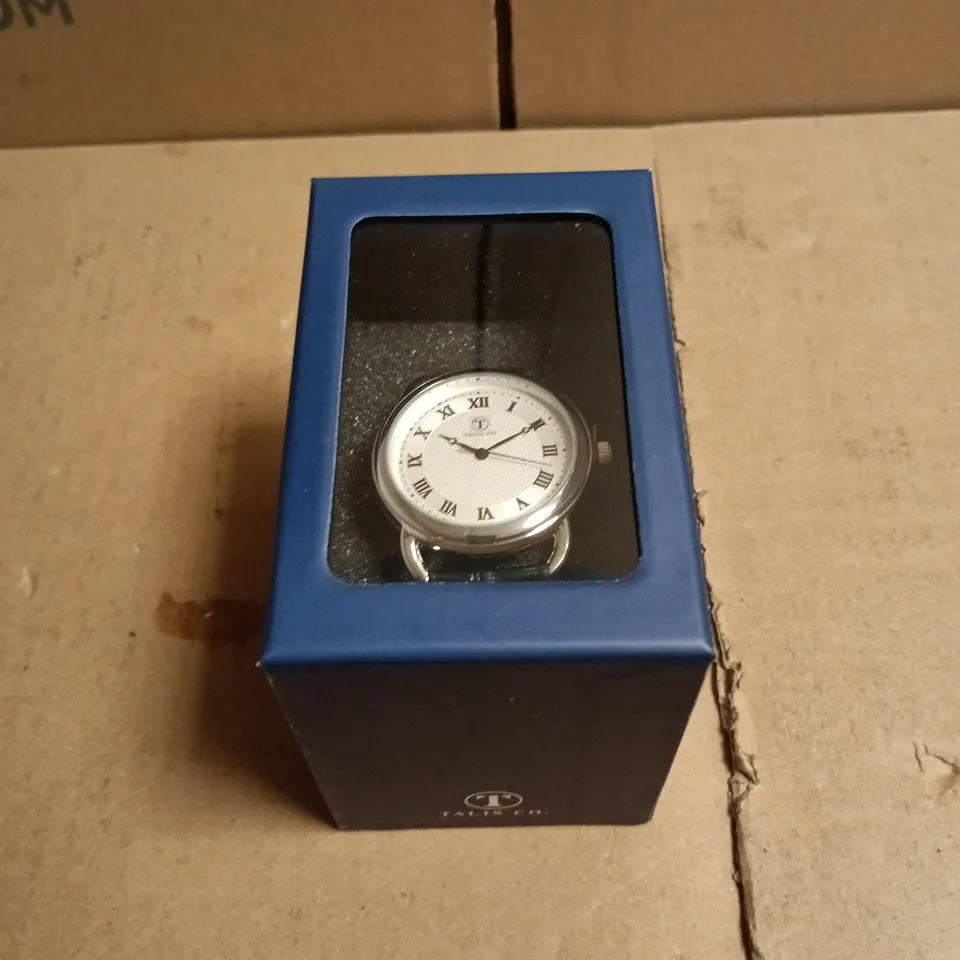 MENS TALIS CO CLASSIC WATCH – LEATHER STRAP – 3ATM WATER RESISATNT – BRAND NEW IN BOX