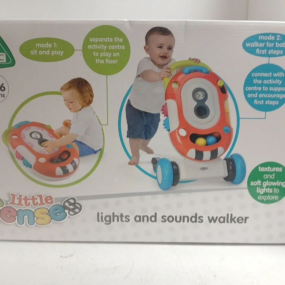 LITTLE SENSE & LIGHTS AND SOUNDS WALKER – BABY WALKER (ELC)
