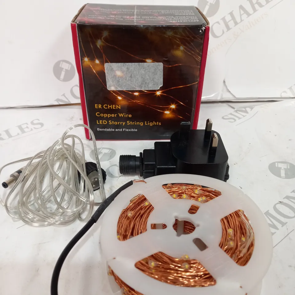 BOXED ER CHEN COPPER WIRE LED STARRY STRING LIGHTS 