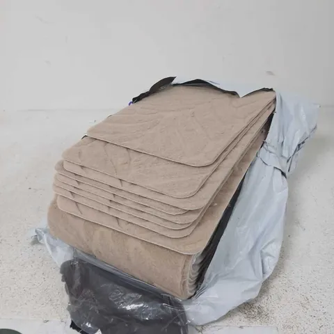 BEIGE CARPET FLOOR PROTECTION MATS