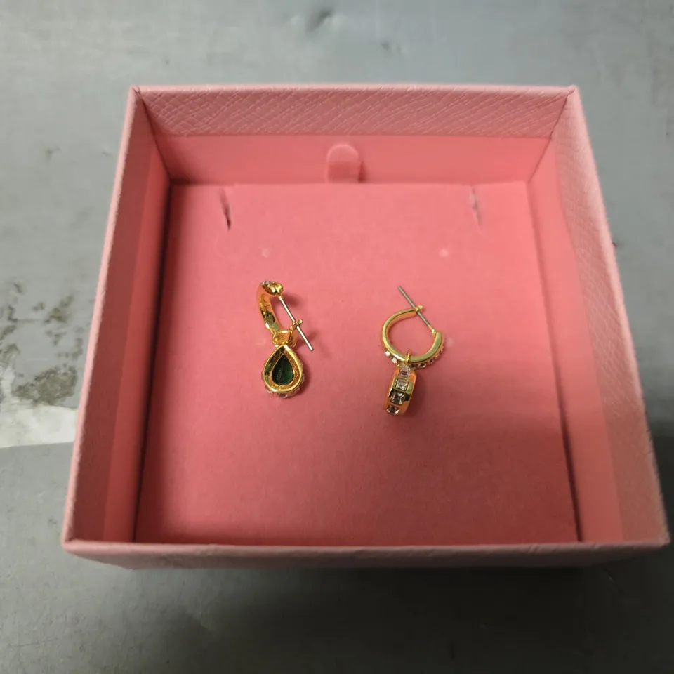 BOXED SWAROVSKI DANGLE EARRINGS 