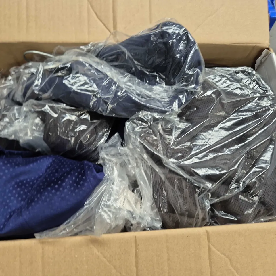 APPROXIMATELY 14 ASSORTED BOYS CLOTHING ITEMS IN VARIOUS SIZES, STYLES & COLOURS TO INCLUDE BRANDS SUCH AS RALPH LAUREN, DKNY, ETC - COLLECTION ONLY