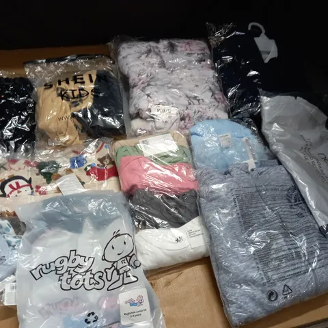 LARGE QUANTITY OF ASSORTED BAGGED KIDS CLOTHING ITEMS 
