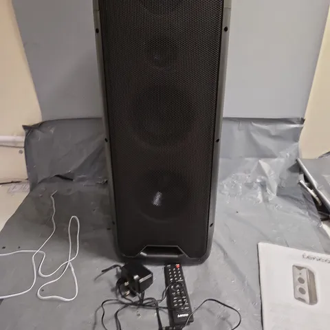 LENCO PA-200BK BLUETOOTH PARTY SPEAKER WITH FULL FRONT LIGHT ANIMATION