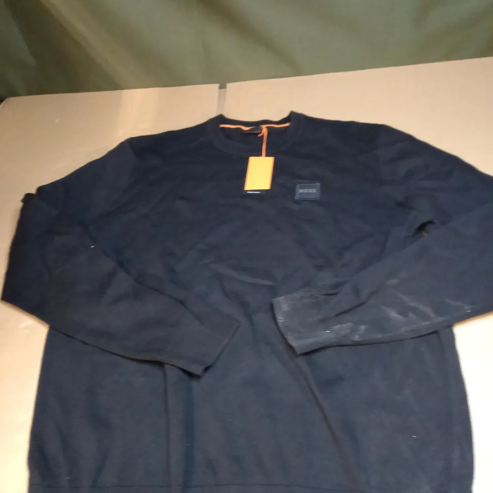 MENS HUGO BOSS JUMPER IN BLACK SIZE XL