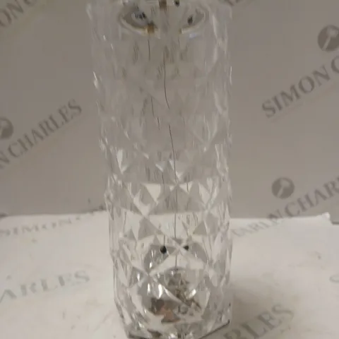 ROSE DIAMOND TABLE LAMP - USB CHARGING