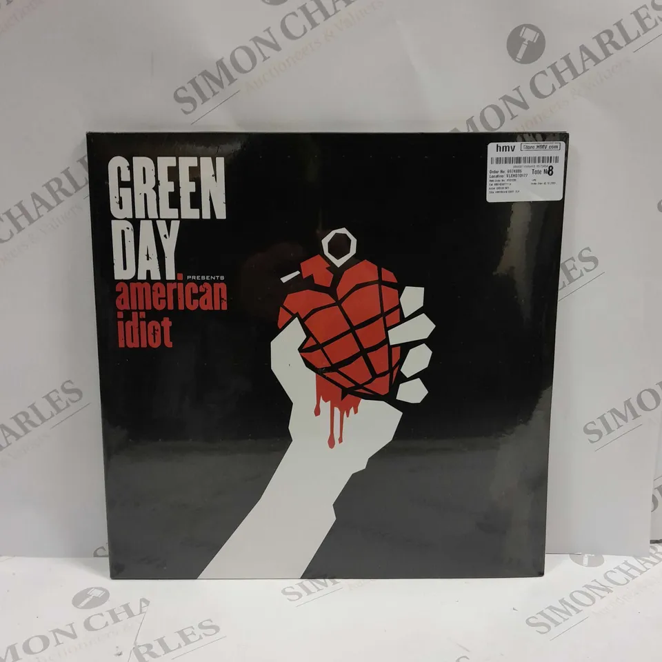 SEALED GREEN DAY AMERICAN IDIOT VINYL 