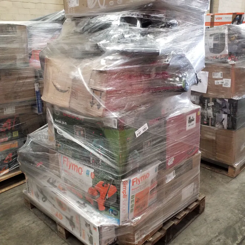 PALLET OF APPROXIMATELY 18 UNPROCESSED RAW RETURN HOUSEHOLD AND ELECTRICAL GOODS TO INCLUDE;