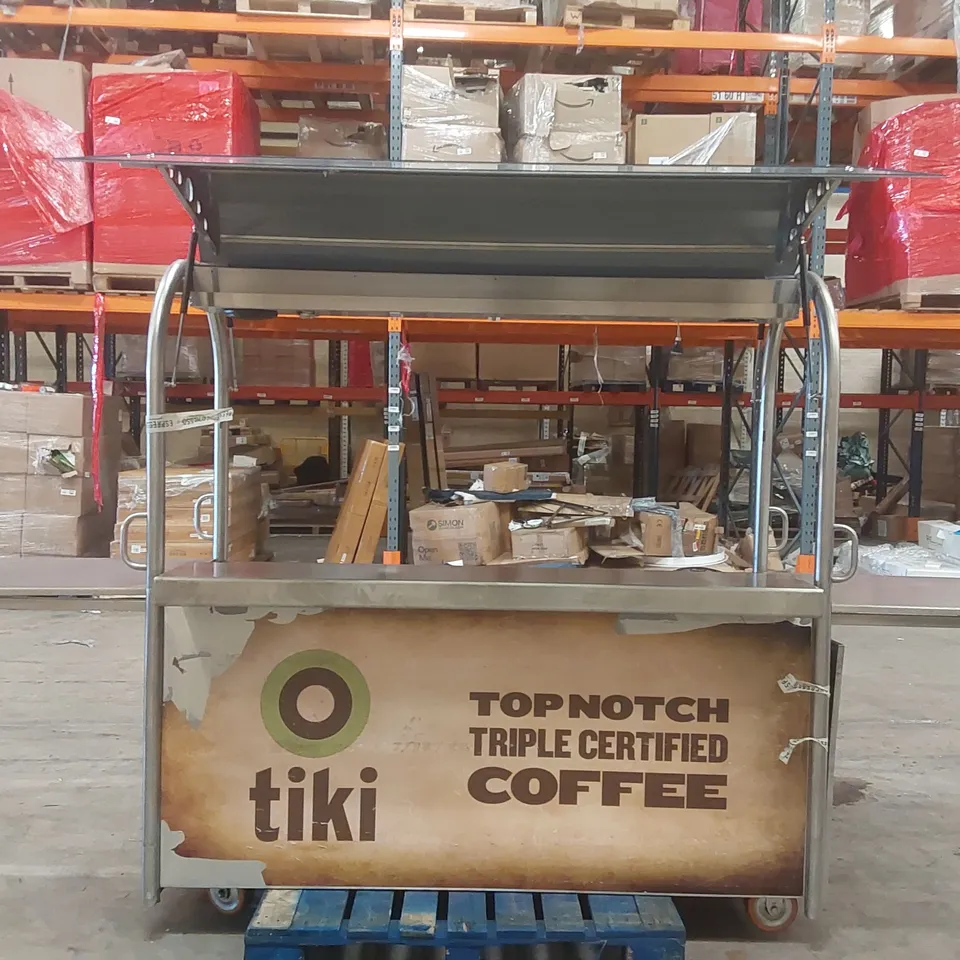 TANK STAINLESS STEEL MOBILE FOOD AND DRINK CATERING STATION