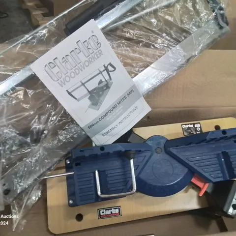 BOX CONTAINING 600MM COMPOUND MITRE SAW