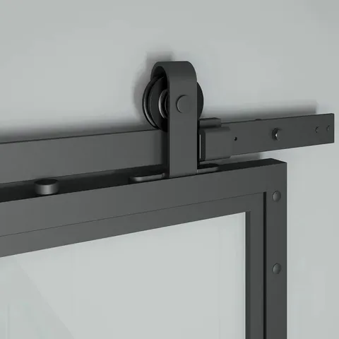 BOXED BAARDE SLIDING DOOR HANGER FRAME HARDWARE KIT (1 BOX)