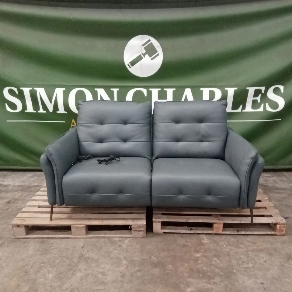 QUALITY DESIGNER ITALIAN MADE BOLZANO 2 SEATER ELECTRIC RECLINER LOVESEAT SOFA