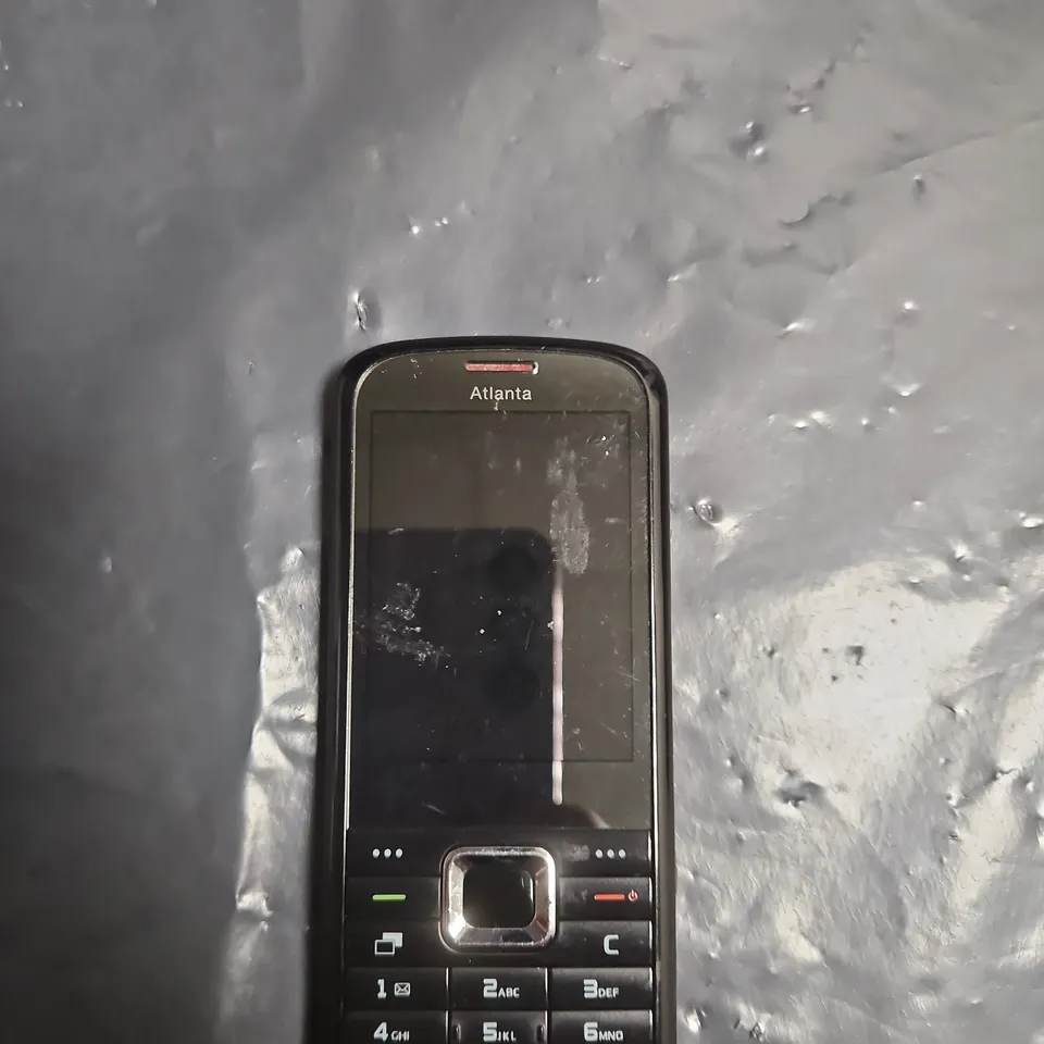 ATLANTA MOBILE PHONE WITH KEYPAD – BLACK, ORANGE NETWORK BRANDING