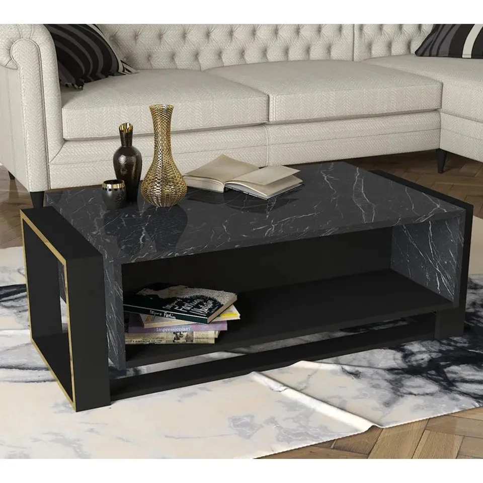 BOXED ADYSUN FLOOR SHELF COFFEE TABLE