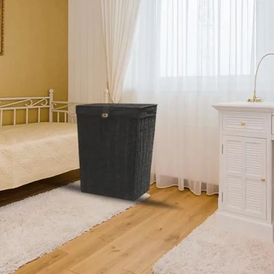 BOXED RESIN LAUNDRY BIN