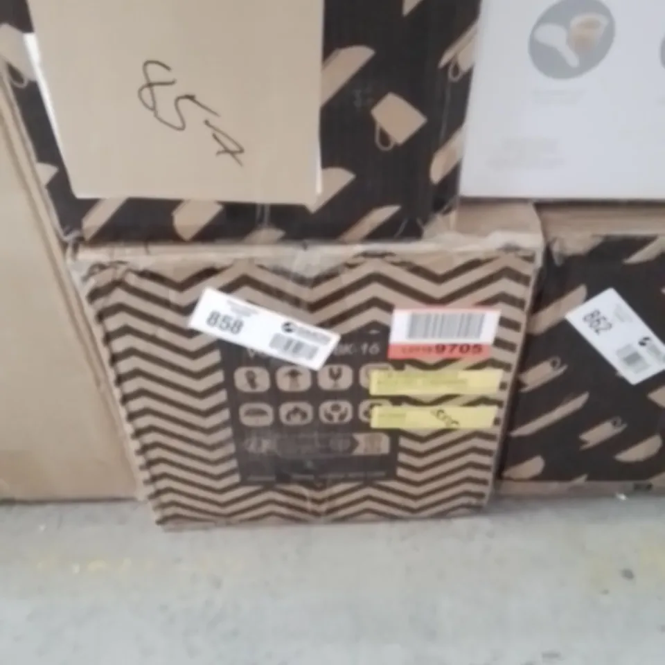 BOXED 16 PIECE STONEWARE DINNERWARE SET - SERVICE FOR 4 (1 BOX)