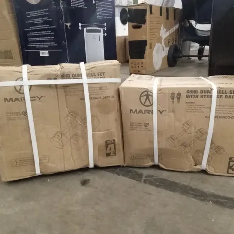 SET OF MARCY DUMBBELLS // 2 BOXES ONLY