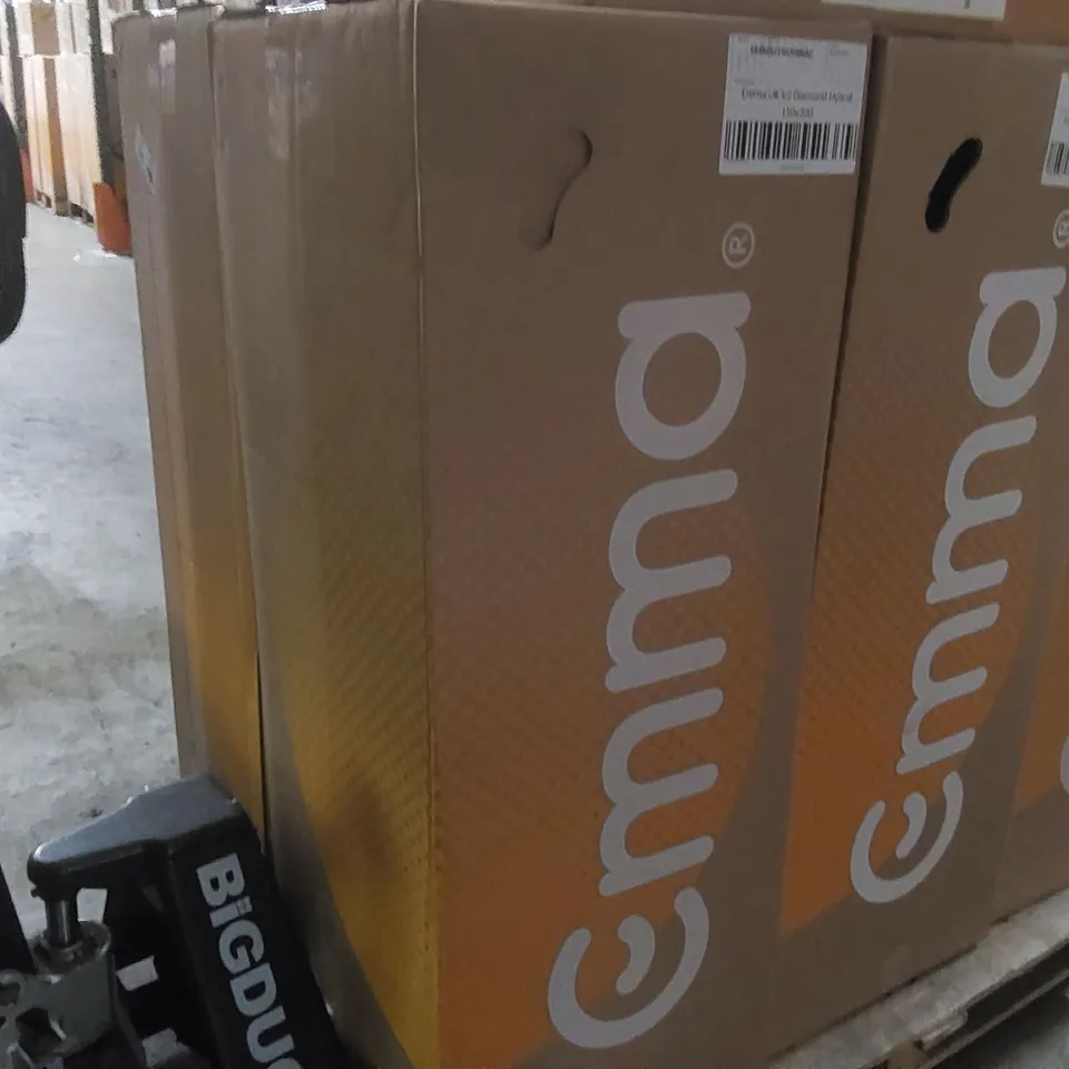 BRAND NEW BOXED EMMA UK V2 DIAMOND HYBRID 150 x 200CM KING SIZE MATTRESS 