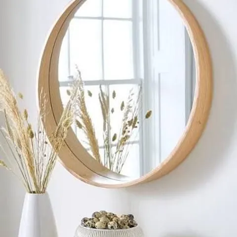 CESA ROUND NATURAL MIRROR 60CM 