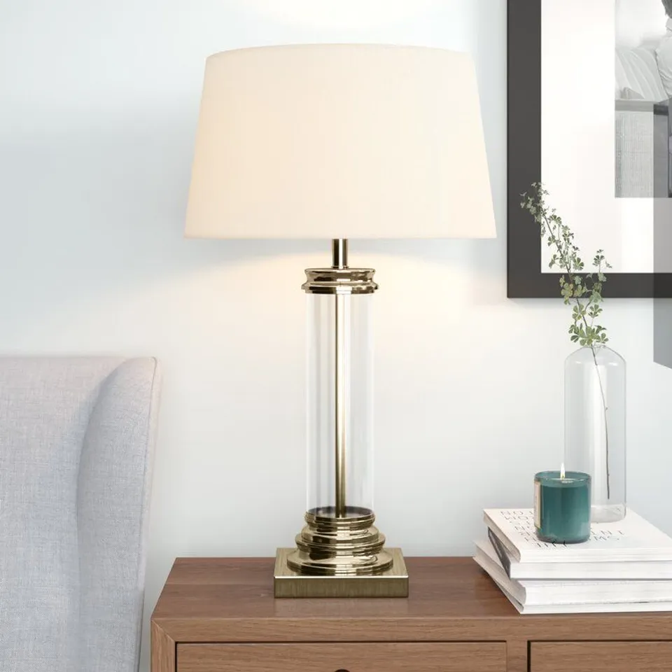 ASLAN 62CM TABLE LAMP FINISH ANTIQUE BRASS 