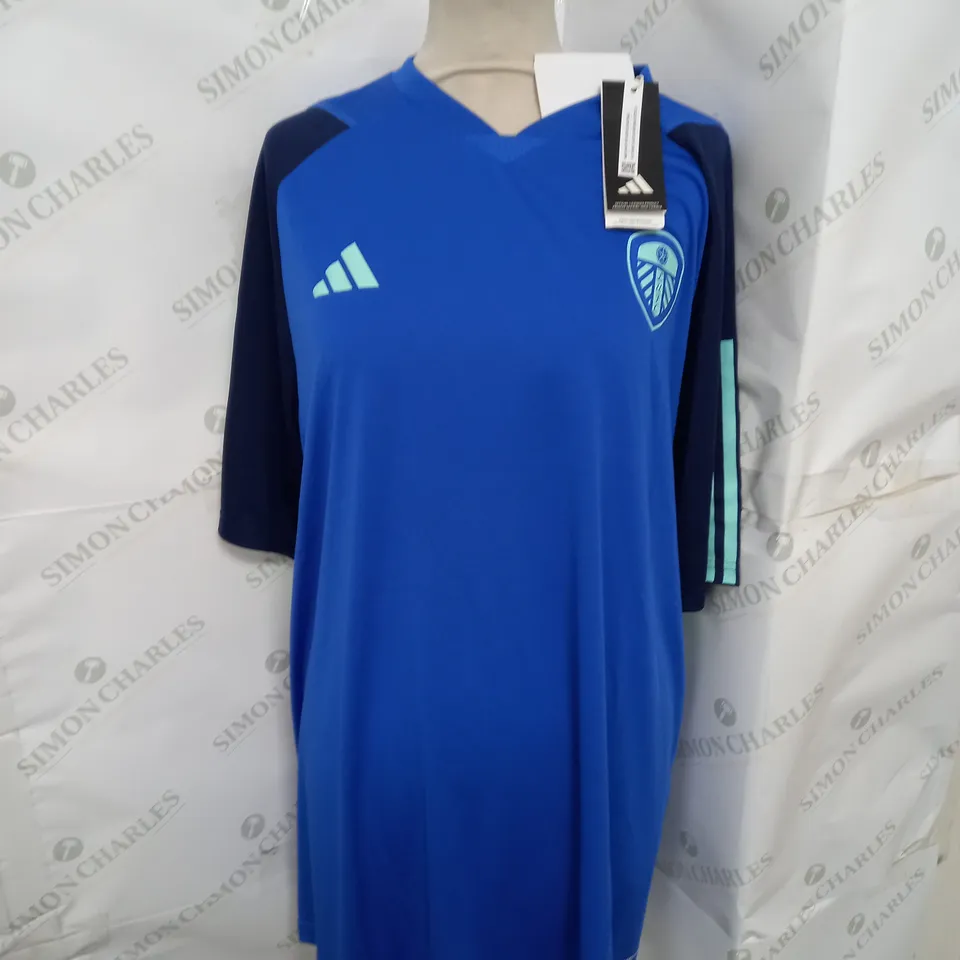 ADIDAS LUFC JERSEY IN BLUE SIZE XL