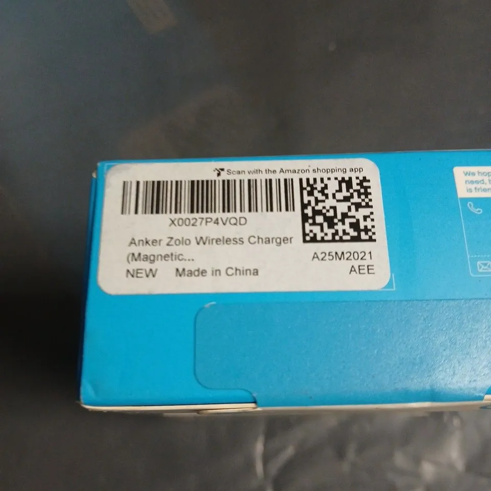 ANKER ZOLO WIRELESS CHARGER (MAGNETIC) – BOXED, MODEL A25M2021