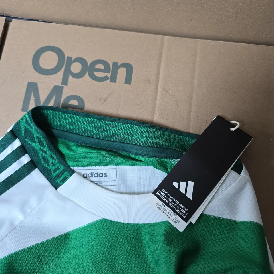 CELTIC FC HOME SHIRT – ADIDAS, SIGNED AUTOGRAPHS 