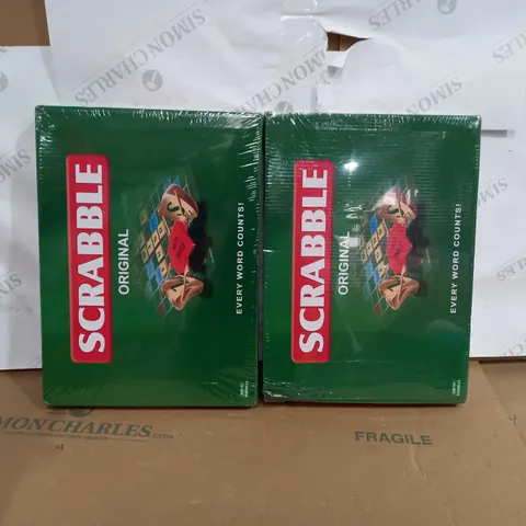 LOT OF 2 ORIGINAL SCRABBLE BOARDGAMES