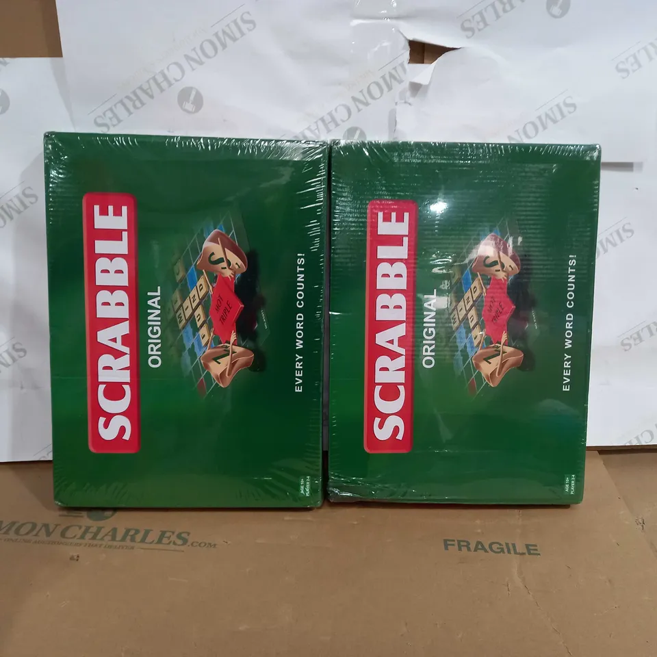 LOT OF 2 ORIGINAL SCRABBLE BOARDGAMES