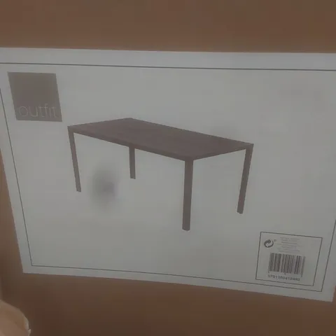 BOXED HUDSON DINING TABLE (1 BOX)