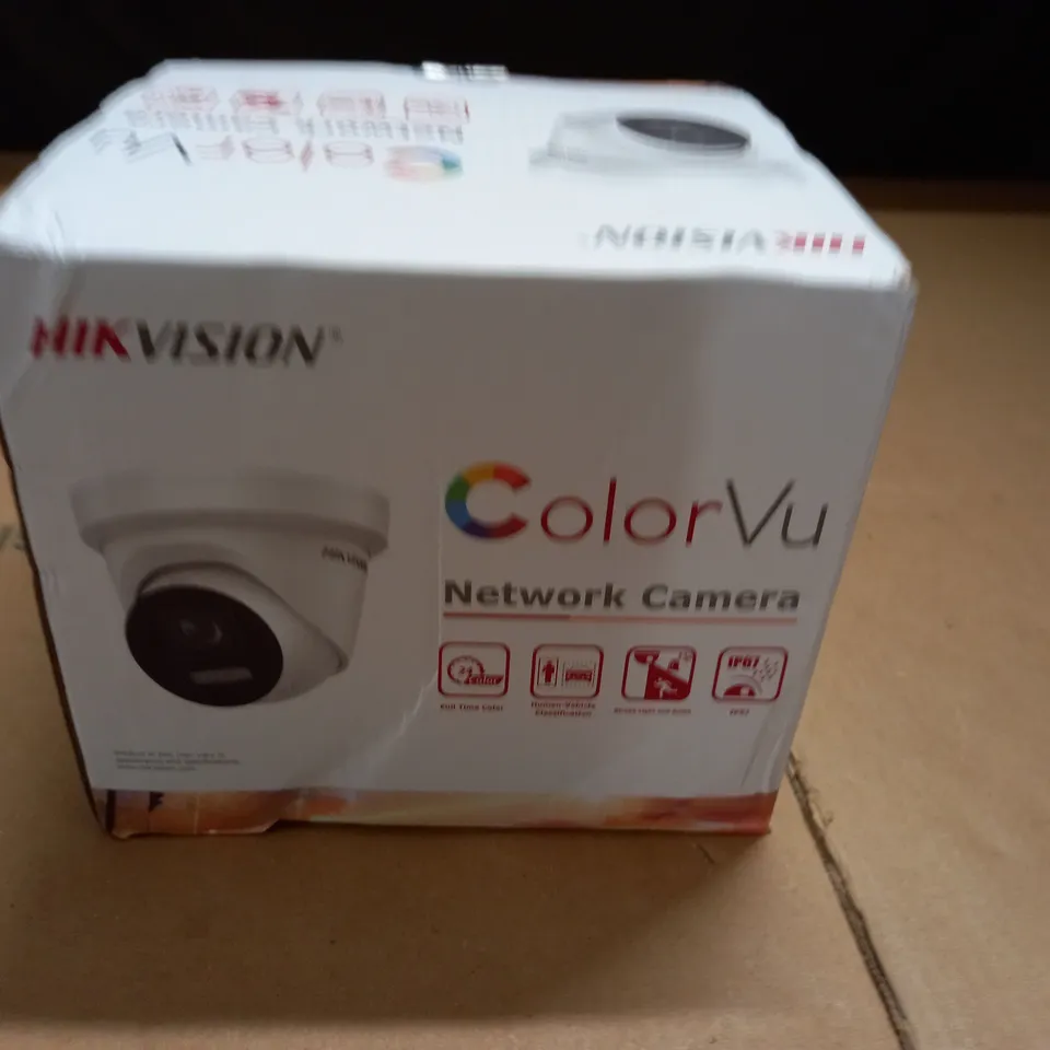 BOXED HIKVISION COLOURVU NETWORK CAMERA - 8MP