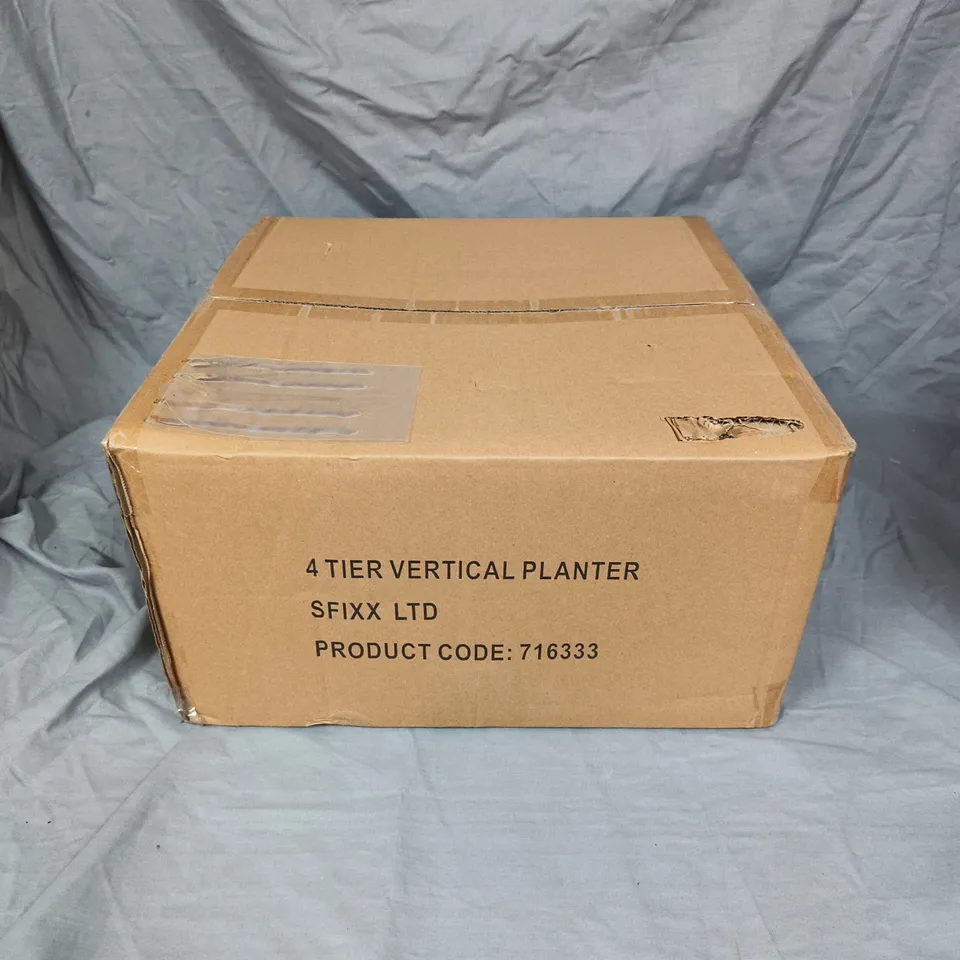 S-FIXX 4 TIER VERTICAL MODULAR PLANTER 