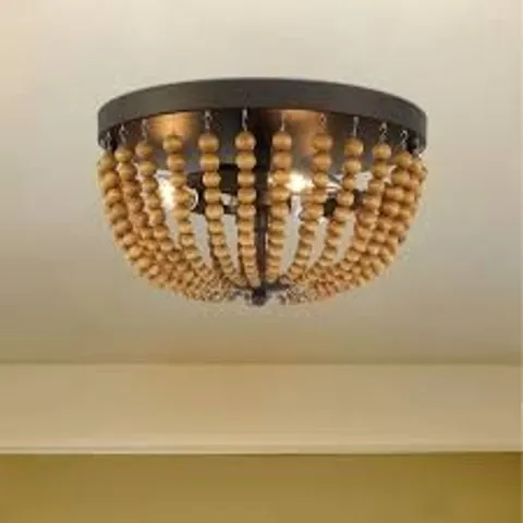 BRAND NEW BOXED 3 LIGHT 12.6 INCHES UNIQUE STATEMENT BOWL FLUSH MOUNT LIGHTING | MODERN HANGING CEILING LIGHT - OIL RUBBED BRONZE
